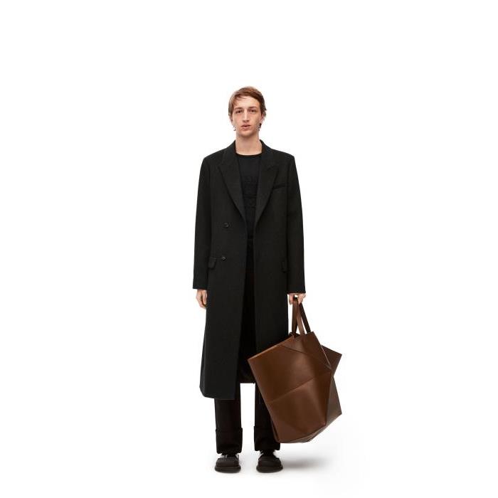 로에베 남성 코트 Tailored coat in wool&amp;cashmere Grey Melange H526Y01WB2-1440이끌라로에베