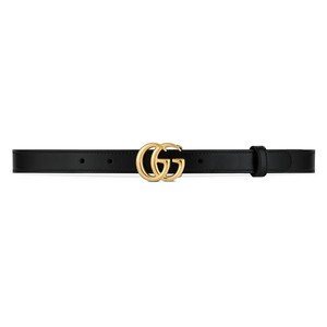 구찌 여성 벨트 GG Marmont leather belt with shiny buckle 4094170YA0O1000이끌라구찌