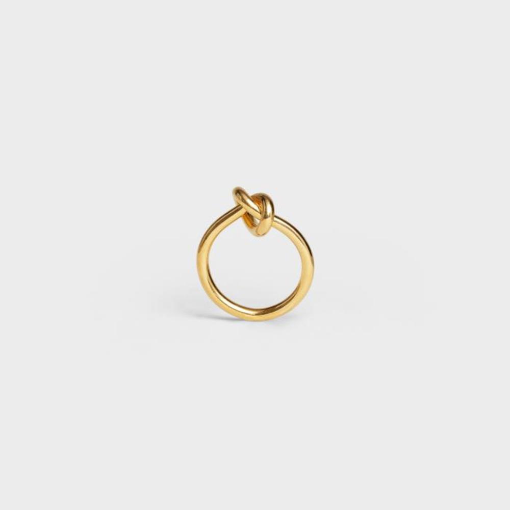 셀린느 여성 반지 Knot Ring in Brass with Gold finish 46N636BRA.35OR이끌라셀린느
