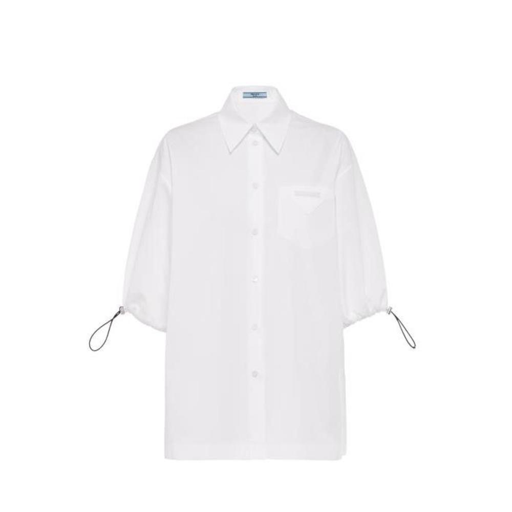 프라다 여성 블라우스 셔츠 P417F_1UCX_F0009_S_212 Puffy sleeve poplin blouse이끌라프라다