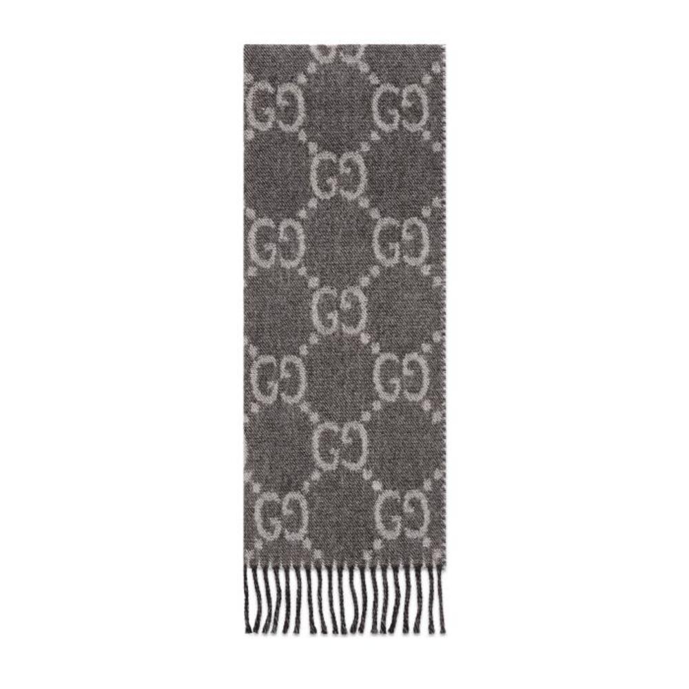 구찌 남성 스카프 숄 GG jacquard pattern knit scarf with tassels 6766104G2001061이끌라구찌