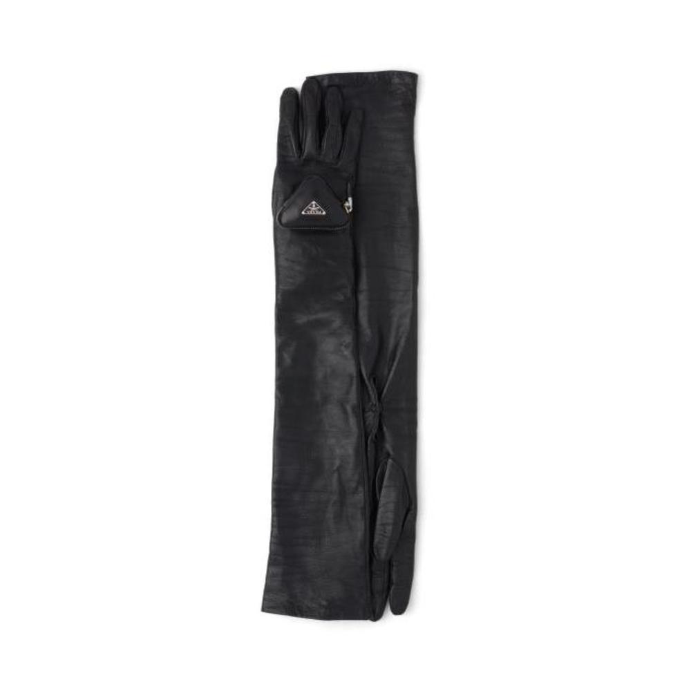 프라다 여성 장갑 1GG144_2DWZ_F0002 Long nappa leather gloves with pouch이끌라프라다