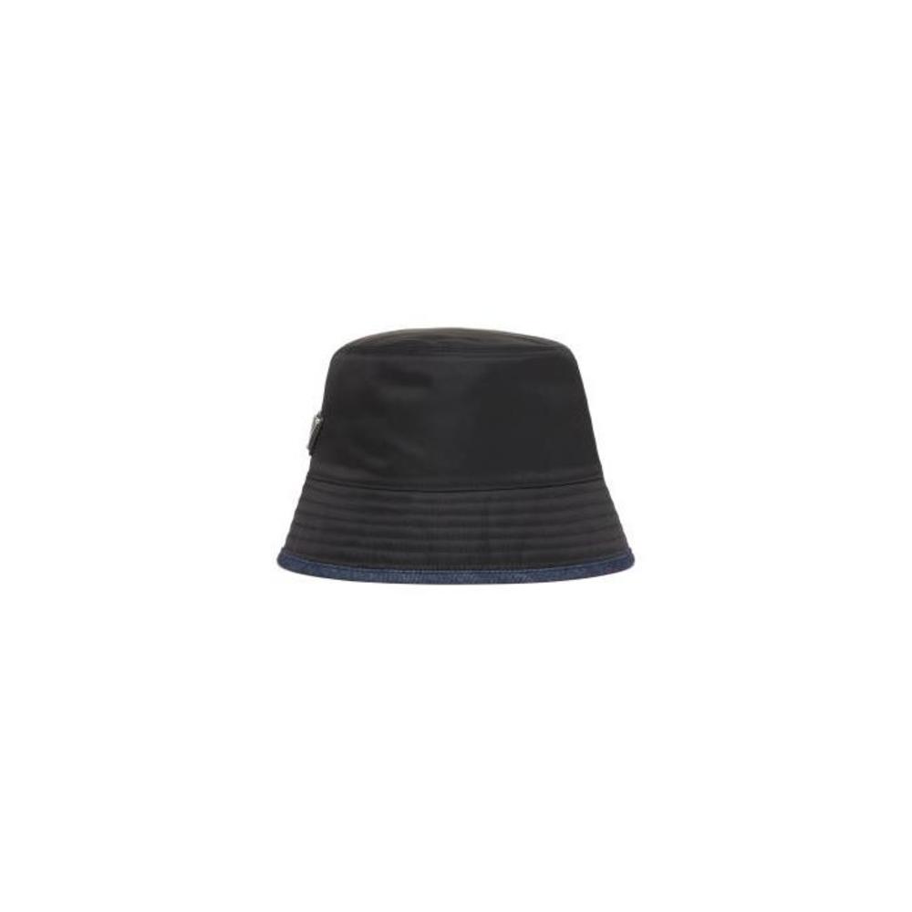 프라다 여성 모자 1HC137_2DMW_F0D9M Re Nylon and denim bucket hat이끌라프라다