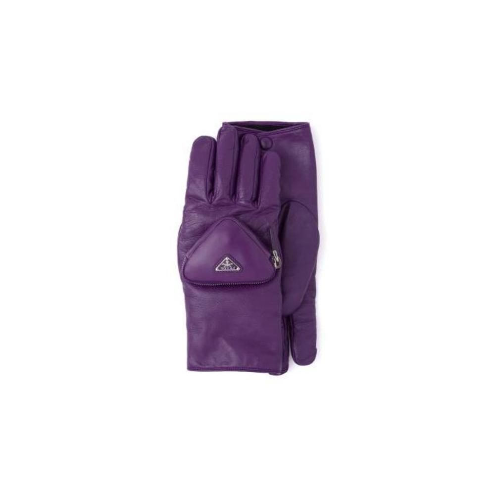 프라다 여성 장갑 1GG141_2DWZ_F0106 Nappa leather gloves with pouch이끌라프라다