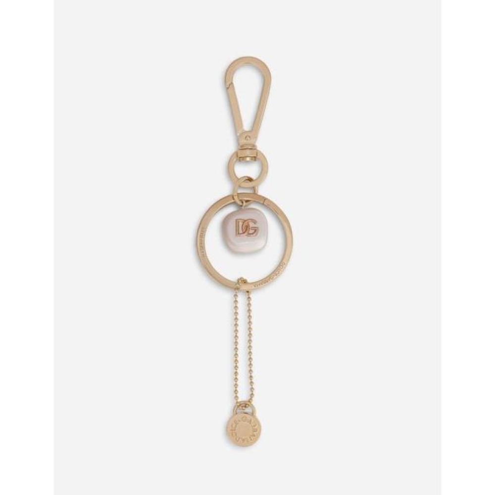 돌체앤가바나 남성 키링 가죽소품 Metal keychain with branded pearl BP3035AM69187610이끌라돌체 앤 가바나