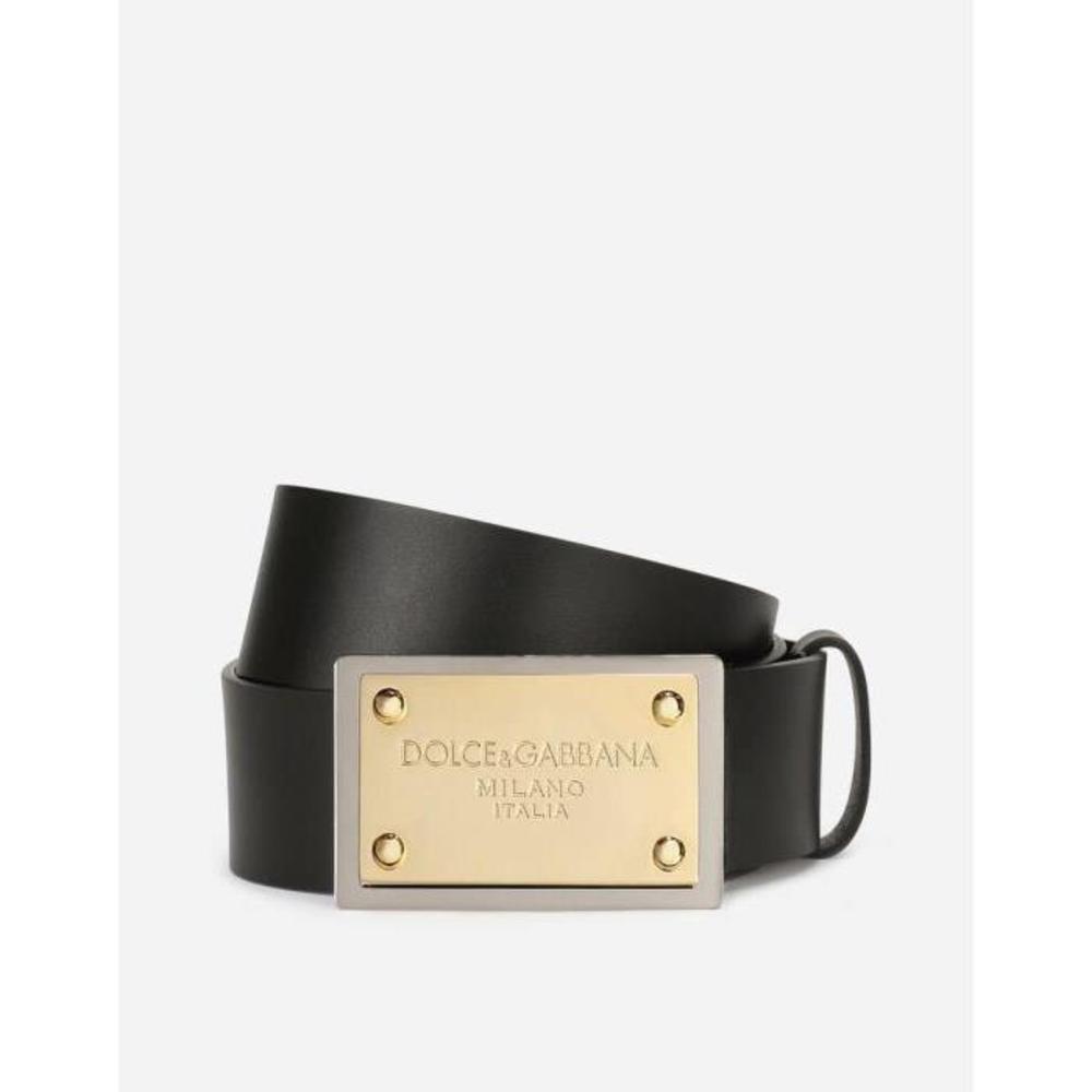 돌체앤가바나 남성 벨트 Lux leather belt with branded buckle BC4676AX62280999이끌라돌체 앤 가바나