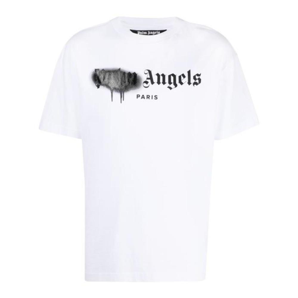 팜엔젤스 남성 티셔츠 맨투맨 PMAA001C99JER0050110 파리스 스프레이 로고이끌라팜엔젤스