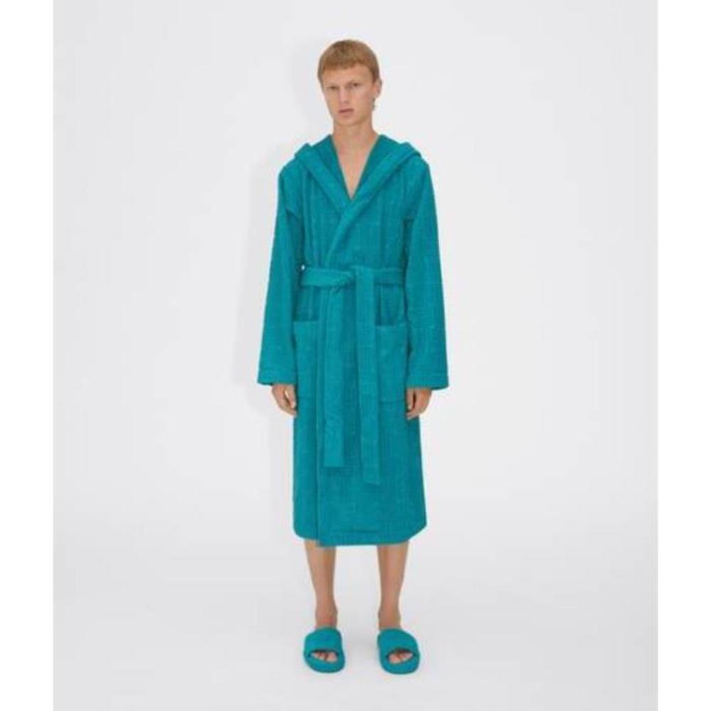 보테가베네타 남성 비치웨어 intreccio pattern cotton bathrobe 6560974V1064467이끌라보테가베네타