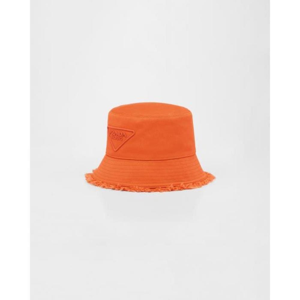 프라다 여성 모자 1HC137_2FMB_F0049 Drill bucket hat이끌라프라다