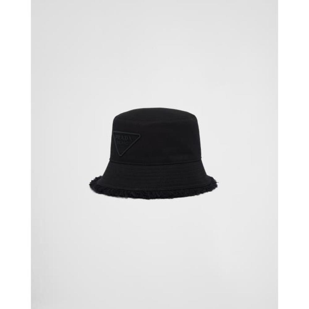 프라다 여성 모자 1HC137_2FMB_F0002 Drill bucket hat이끌라프라다