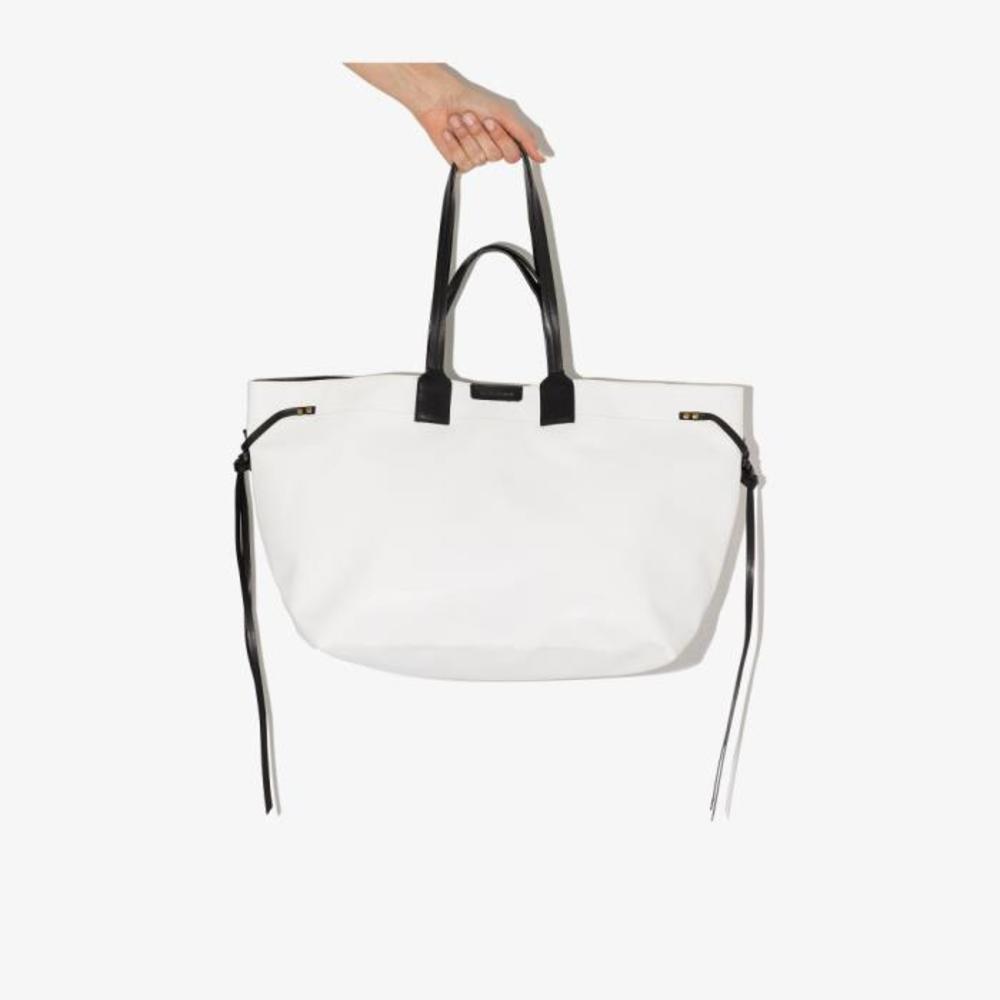 이자벨마랑 여성 토트백 탑핸들백 white Wydra leather tote bag 16007082_PP062821P034M이끌라이자벨마랑