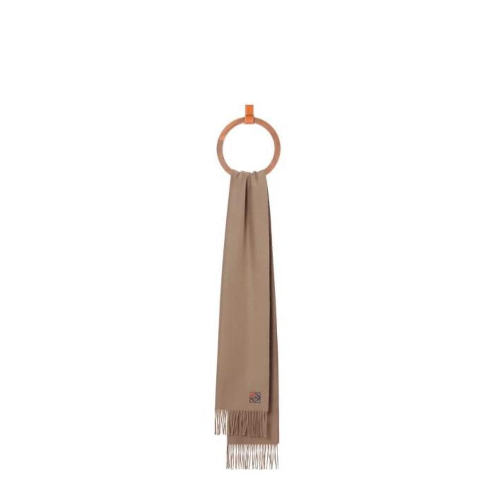 로에베 여성 스카프 숄 Anagram scarf in cashmere Camel F000487XE6이끌라로에베