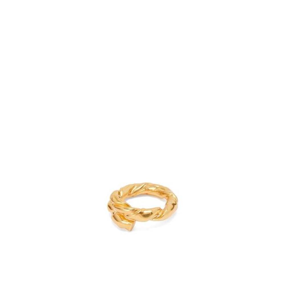 로에베 여성 반지 Nappa twist ring in sterling silver Gold J917305X01이끌라로에베