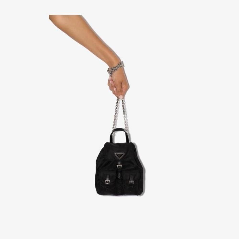 프라다 여성 백팩 black nylon mini backpack 18349502_1BH029VCOMV44이끌라프라다