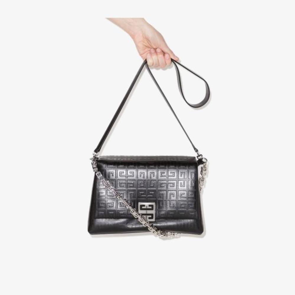 지방시 여성 숄더백 크로스백 black 4G medium leather shoulder bag 17981982_BB50NUB1J9이끌라지방시