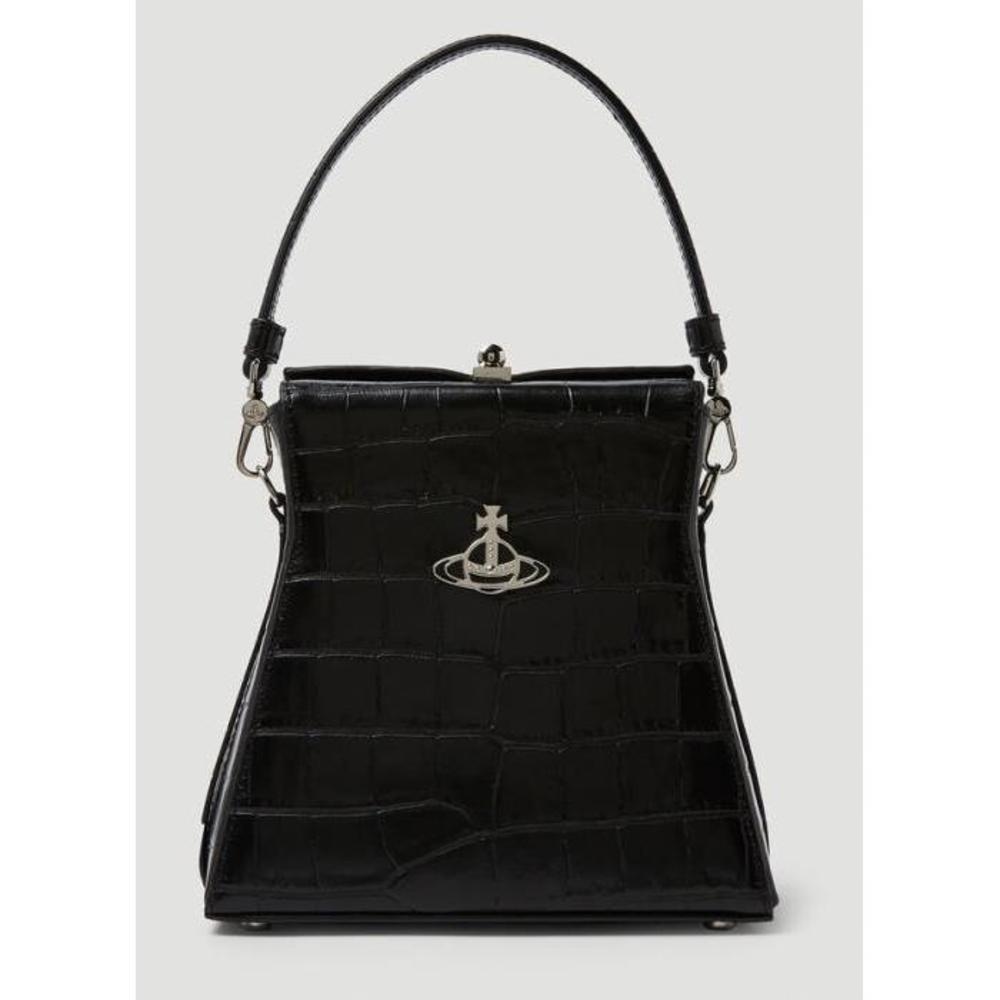 비비안웨스트우드 여성 토트백 탑핸들백 Kelly Medium Handbag in Black 098050889294528이끌라비비안웨스트우드