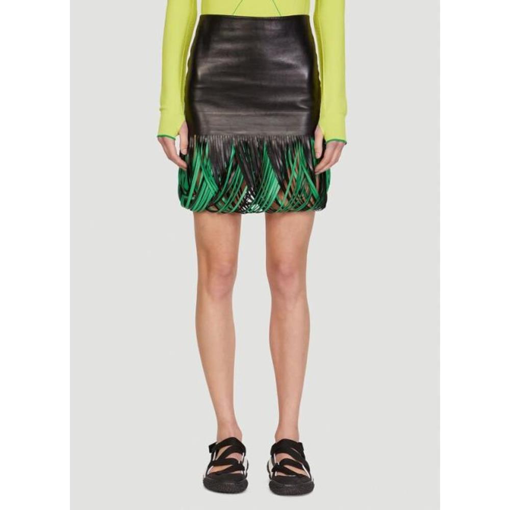 보테가베네타 여성 스커트 Fringed Leather Mini Skirt 702002 V1YS0 1009이끌라보테가베네타