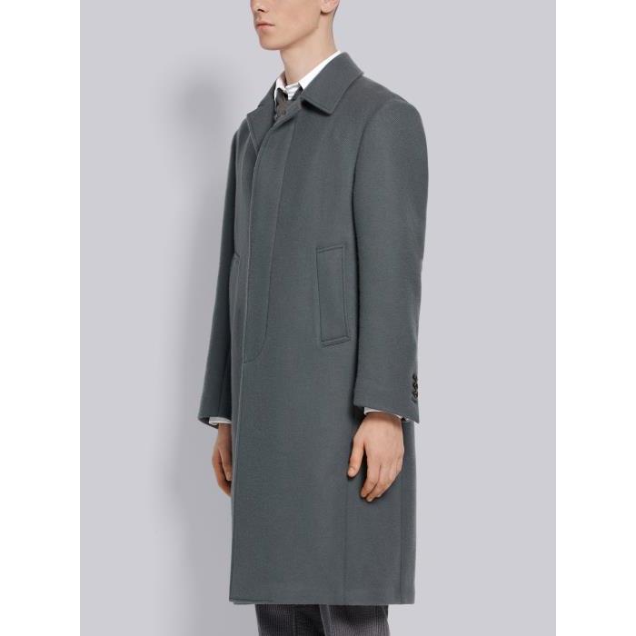 톰브라운 남성 아우터 Medium Grey Double Face Cashmere Unconstructed Bal Collar Overcoat MOU559A-04911-035이끌라톰브라운