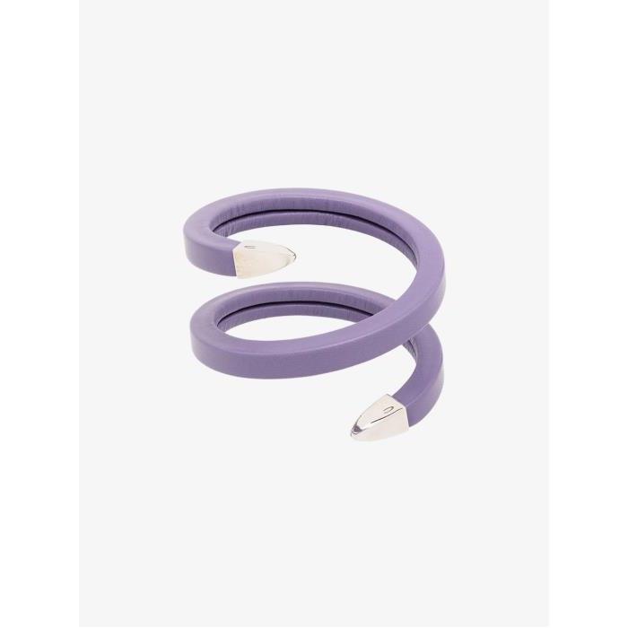 보테가베네타 여성 팔찌 purple&amp;sterling silver wrapped leather cuff bracelet 16026722_608701V507C이끌라보테가베네타