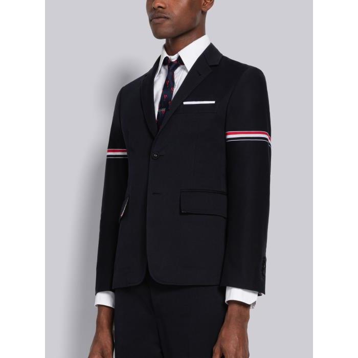 톰브라운 남성 자켓 블레이저 Stripe Twill Unconstructed Classic Single Breasted Suit MJU426A-F0018-415이끌라톰브라운