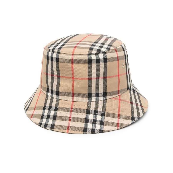버버리 여성 모자 brown Vintage check cotton bucket hat 15368480_8026927이끌라버버리