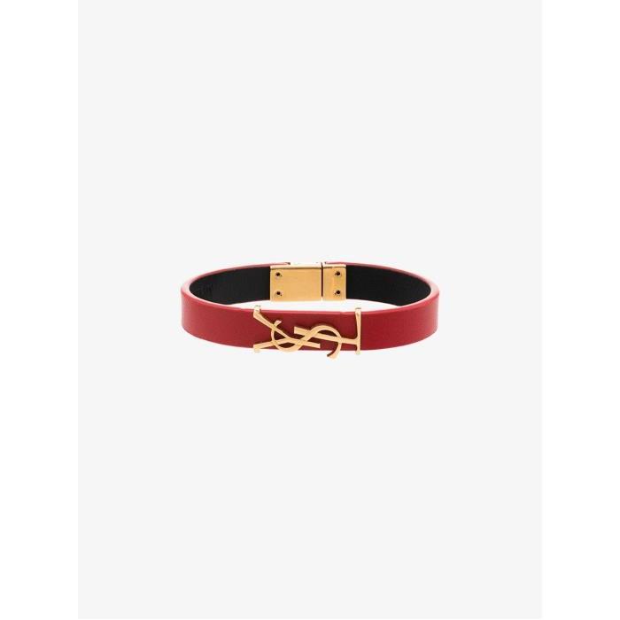생로랑 여성 팔찌 Red Opyum leather bracelet 13989180_559355BL40J이끌라생로랑