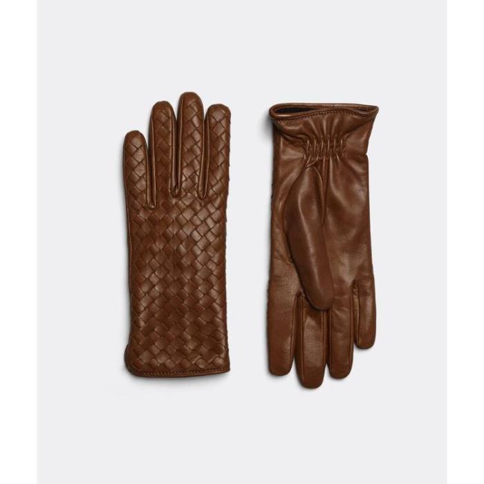 보테가베네타 여성 장갑 Intrecciato Leather Gloves 690339VZQO12587이끌라보테가베네타