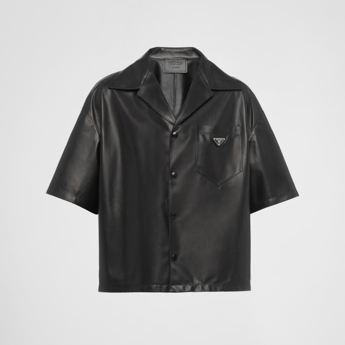 프라다 남성 셔츠 UPC176_1WDV_F0002 Nappa leather shirt이끌라프라다