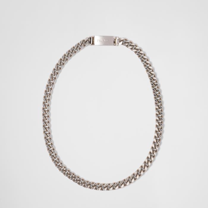 프라다 남성 목걸이 2JC836_2DXK_F0118 Chain Jewels necklace이끌라프라다