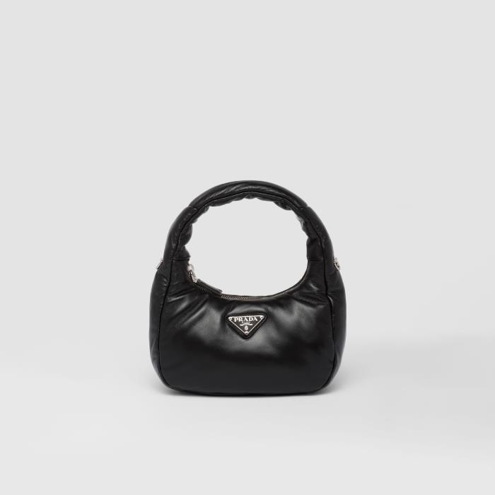 프라다 여성 숄더백 크로스백 1BA384_2DYI_F0002_V_OVM Prada Soft padded nappa leather mini bag이끌라프라다