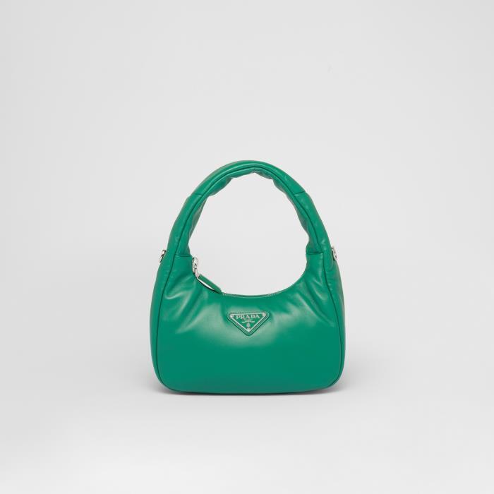 프라다 여성 숄더백 크로스백 1BA384_2DYI_F0458_V_OVM Prada Soft padded nappa leather mini bag이끌라프라다