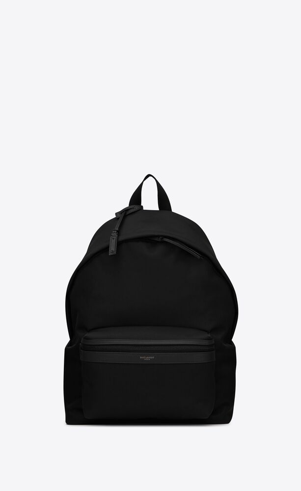 생로랑 남성 백팩 534967FAAB41000 city backpack in econyl®, smooth leather and nylon이끌라생로랑