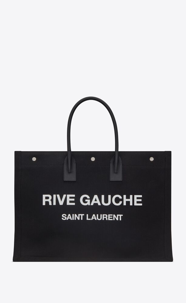 생로랑 남성 토트백 탑핸들백 50941596N9E1070 rive gauche large tote bag in printed canvas and leather이끌라생로랑