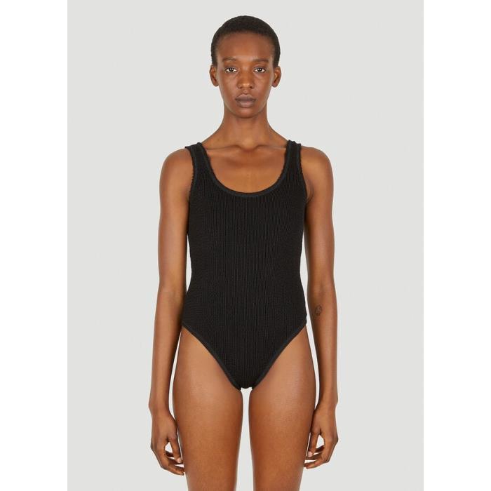 보테가베네타 여성 비치웨어 Crinkle Swimsuit in Black 706560 3V945 1000이끌라보테가베네타