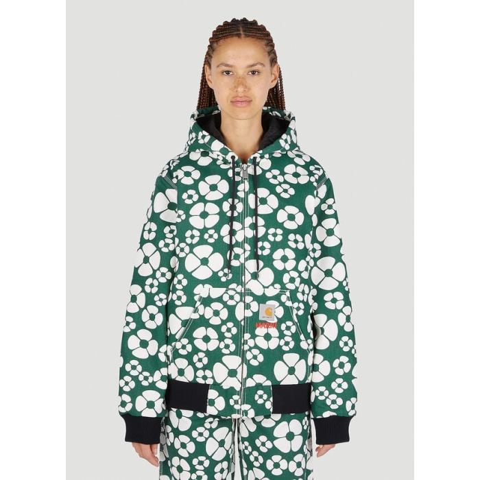 마르니 x Carhartt 여성 자켓 블레이저 Floral Print Hooded Jacket JKMA031291 UTX001 MFV55이끌라기본브랜드