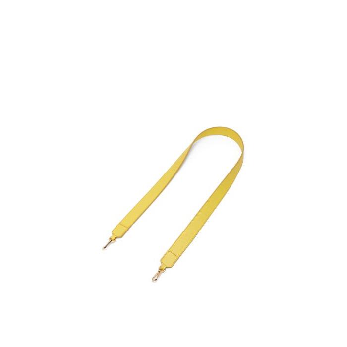 로에베 남성 기타액세서리 LOEWE strap in satin calfskin Pale Yellow Glaze C704W77X01-8762이끌라로에베