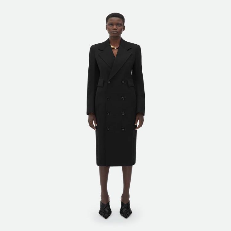 보테가베네타 여성 코트 Curved Sleeves Light Wool Coat 738203V1HK01000이끌라보테가베네타
