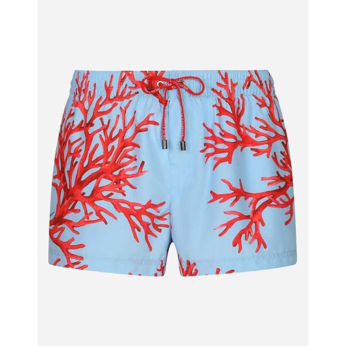 돌체앤가바나 남성 비치웨어 Short swim trunks with coral print M4A06THSMBJHC3VK이끌라돌체 앤 가바나