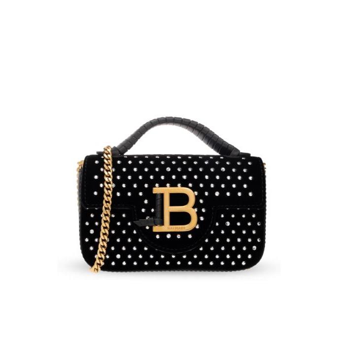 발망 여성 숄더백 크로스백 Balmain BLACK ‘B Buzz Mini’ shoulder bag BN1DG812 ASXT-EAC이끌라발망