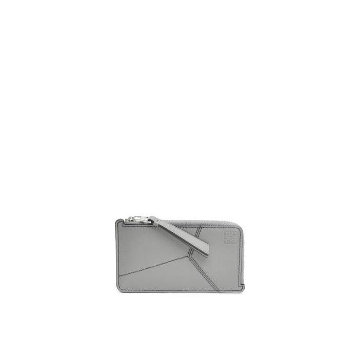 로에베 남성 반지갑 Puzzle stitches coin cardholder in smooth calfskin Asphalt Grey C510G17X01-1640이끌라로에베