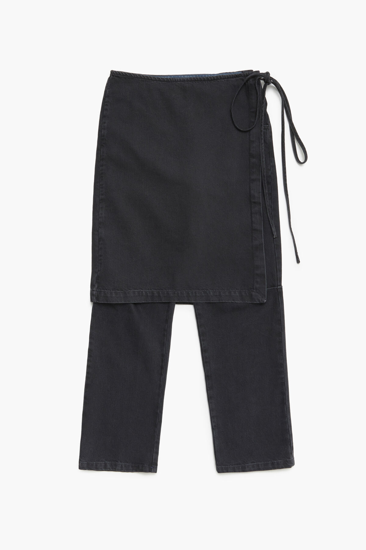빔바이롤라 여성 스커트 Ensemble jean jupe pantalon noir 231BR6125.T1035_DL1이끌라빔바이롤라