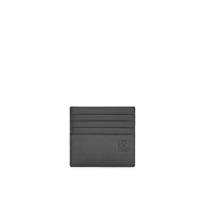 로에베 남성 카드지갑 Open plain cardholder in soft grained calfskin Black C660W72X01-1100이끌라로에베