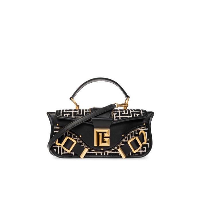 발망 여성 숄더백 크로스백 Balmain BLACK ‘Blaze’ shoulder bag BN1AE795 TJGH-GFE이끌라발망