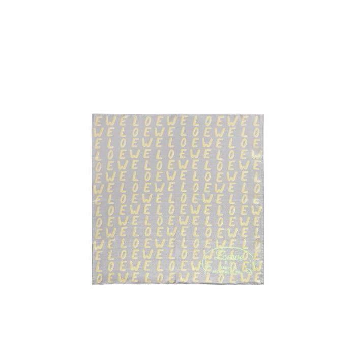 로에베 여성 스카프 숄 LOEWE scarf in silk Grey/Cream F811257X12-1124이끌라로에베