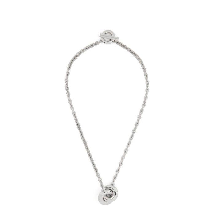 로에베 여성 목걸이 Donut single link necklace in sterling silver Silver J564241X02-1160이끌라로에베