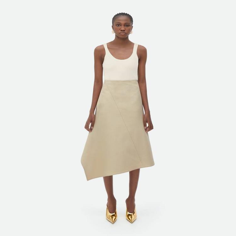 보테가베네타 여성 스커트 Asymmetric Cotton Midi Skirt 744509V0BT09016이끌라보테가베네타