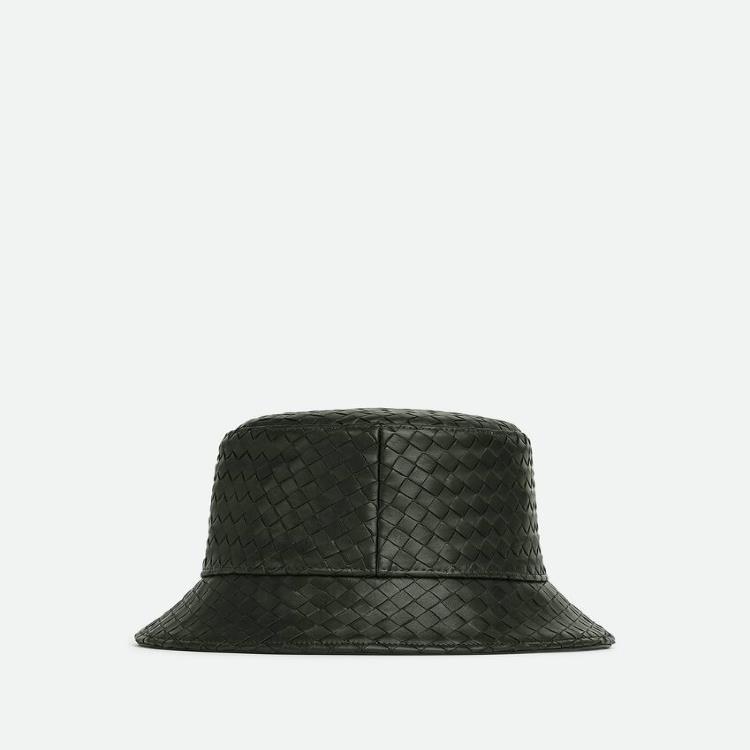 보테가베네타 남성 모자 Intrecciato Leather Bucket Hat 687343VZQO53350이끌라보테가베네타