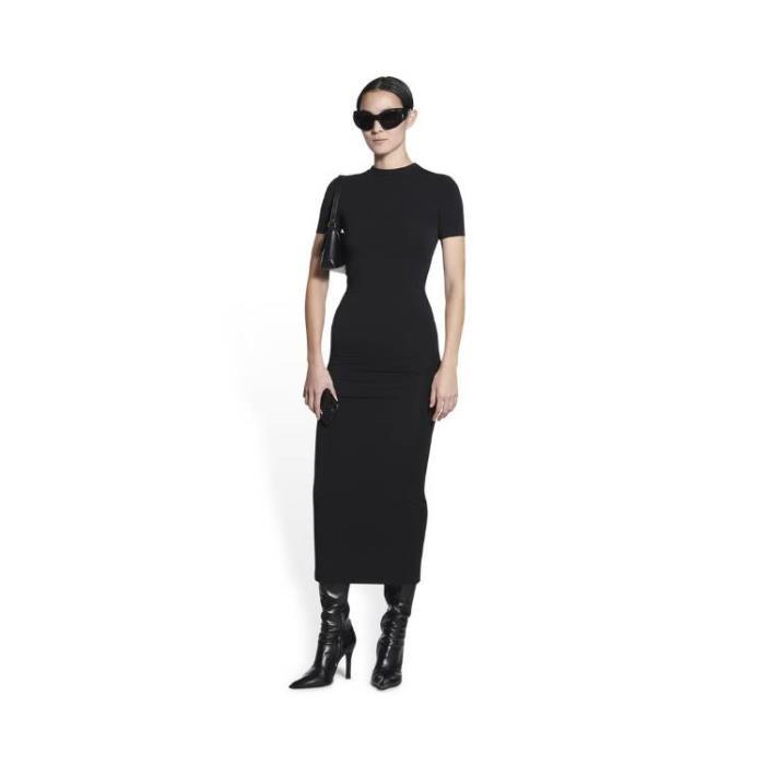 발렌시아가 여성 원피스 Womens Superlong Stretch Dress in Black 698523TCV131000이끌라발렌시아가