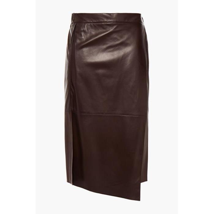 브루넬로쿠치넬리 여성 스커트 Wrap effect leather skirt 25185454456511705이끌라브루넬로쿠치넬리