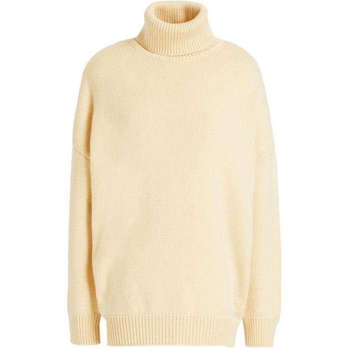 토리버치 여성 니트웨어 Oversized merino wool&amp;cashmere blend turtleneck sweater 16114163150464621이끌라토리버치